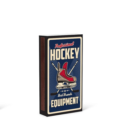 Retro Hockey Print Matches.