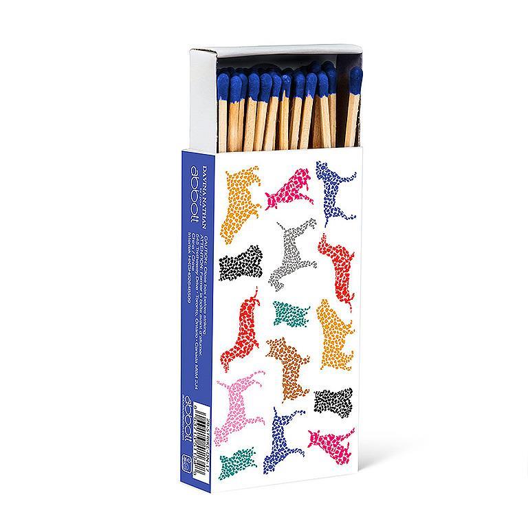 Colorful Dogs Matches. 45 Sticks.