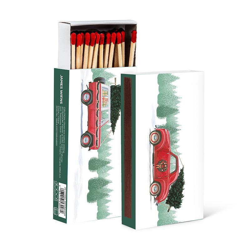 Car & Truck with Trees Matches. 45 Sticks