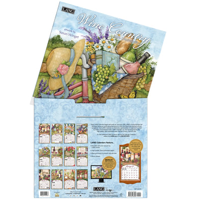 Wine Country 2026 Wall Calendar