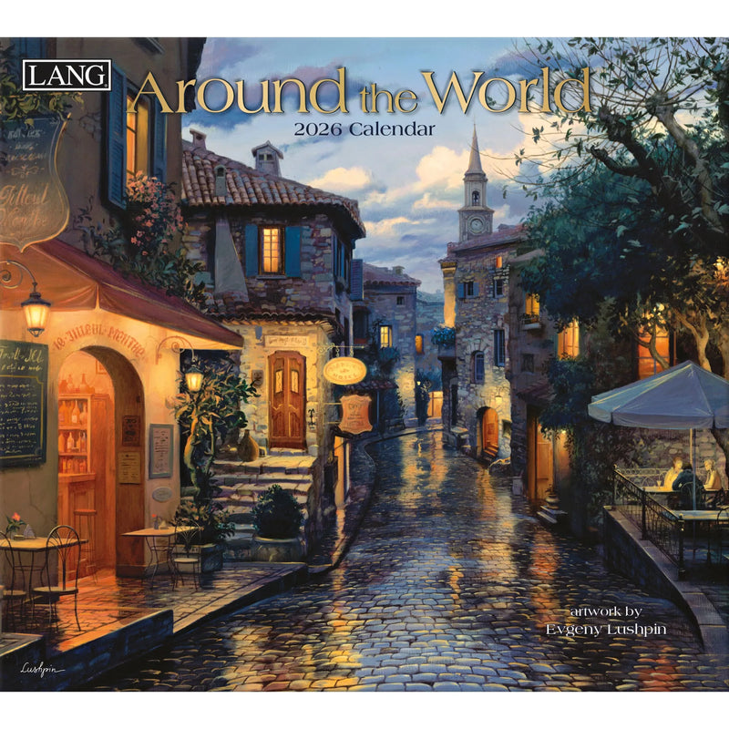Around the World 2026 Wall Calendar