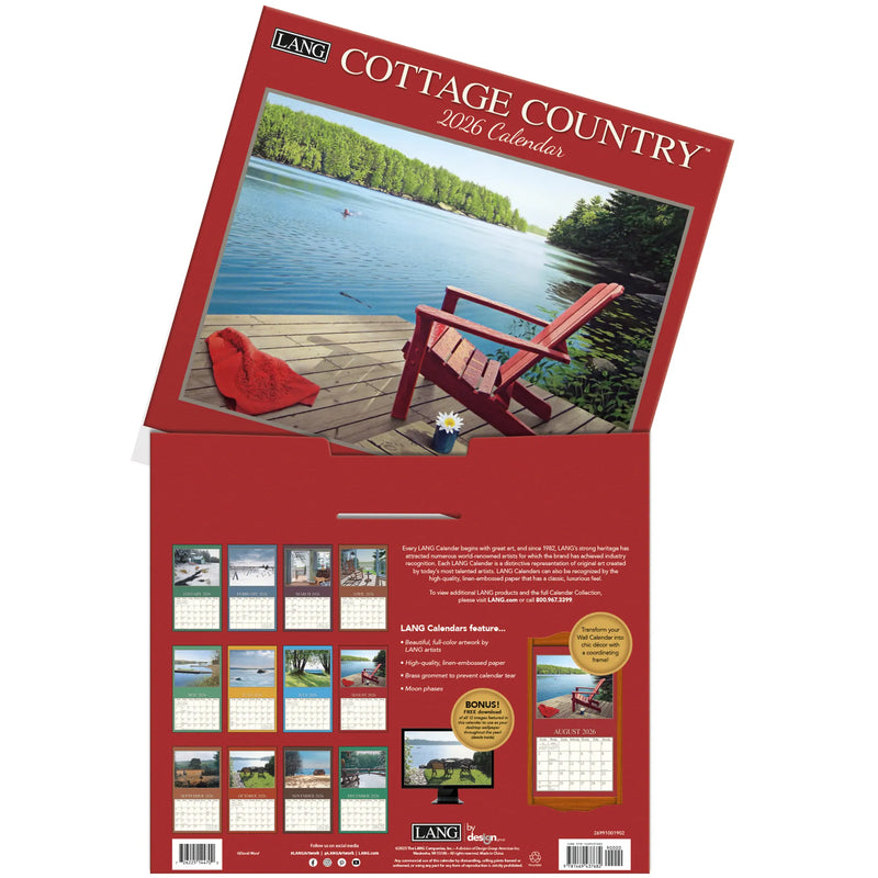 Cottage Country 2026 Wall Calendar