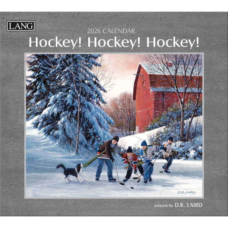 Hockey Hockey Hockey 2026 Wall Calendar