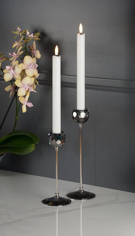 LED Taper Candle. Set of 2- White