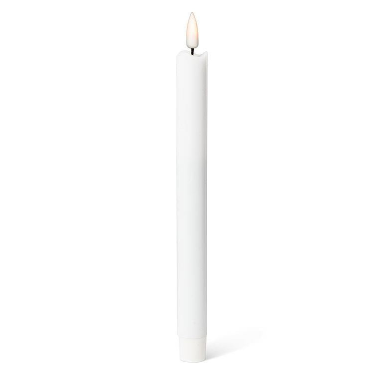LED Taper Candle. Set of 2- White