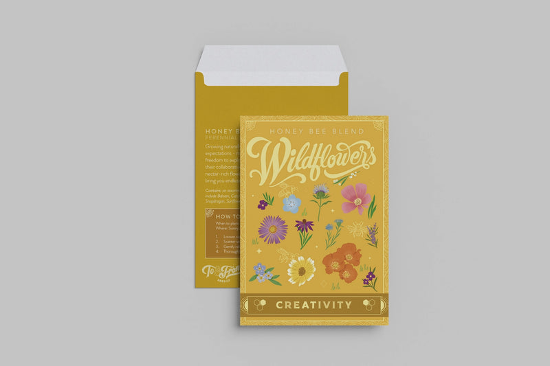 Seed Packet - Honey Bee Wildflowers (Creativity)