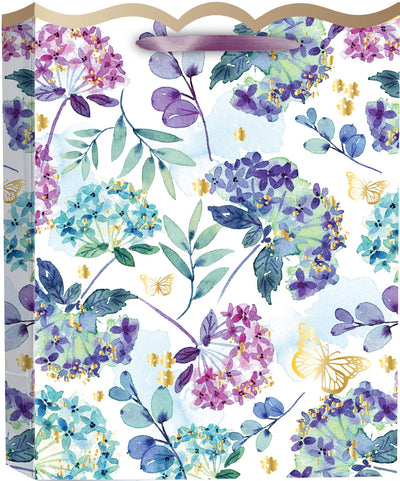 Elegant Hydrangea Small Gift Bag