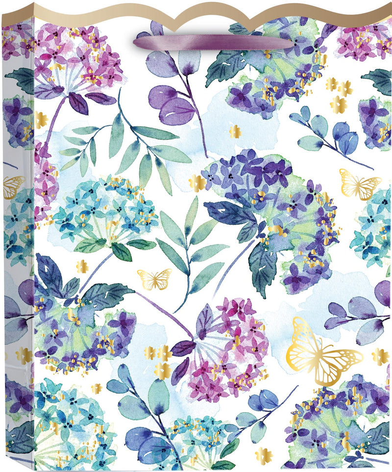 Elegant Hydrangea Small Gift Bag