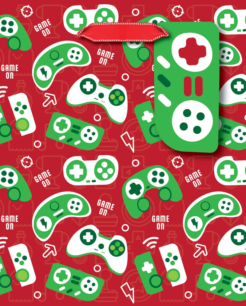 Game On Small Square Gift Bag