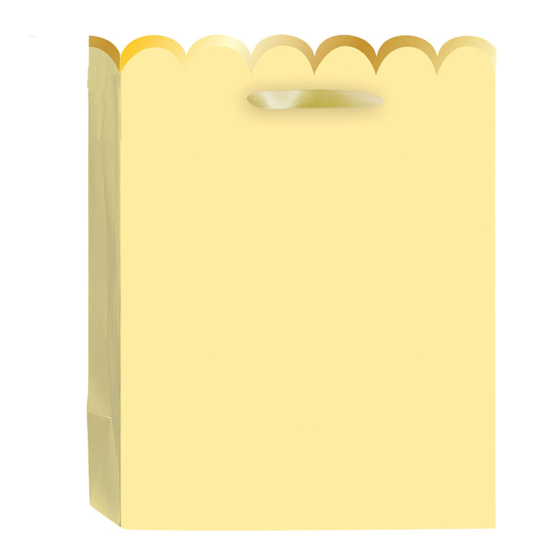 Yellow Scallop Medium Gift Bag
