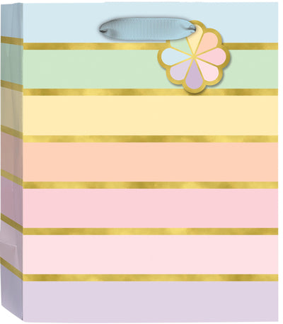 Pastel Pinwheels Medium Gift Bag