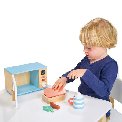 Wooden Toy Microwave - Montessori