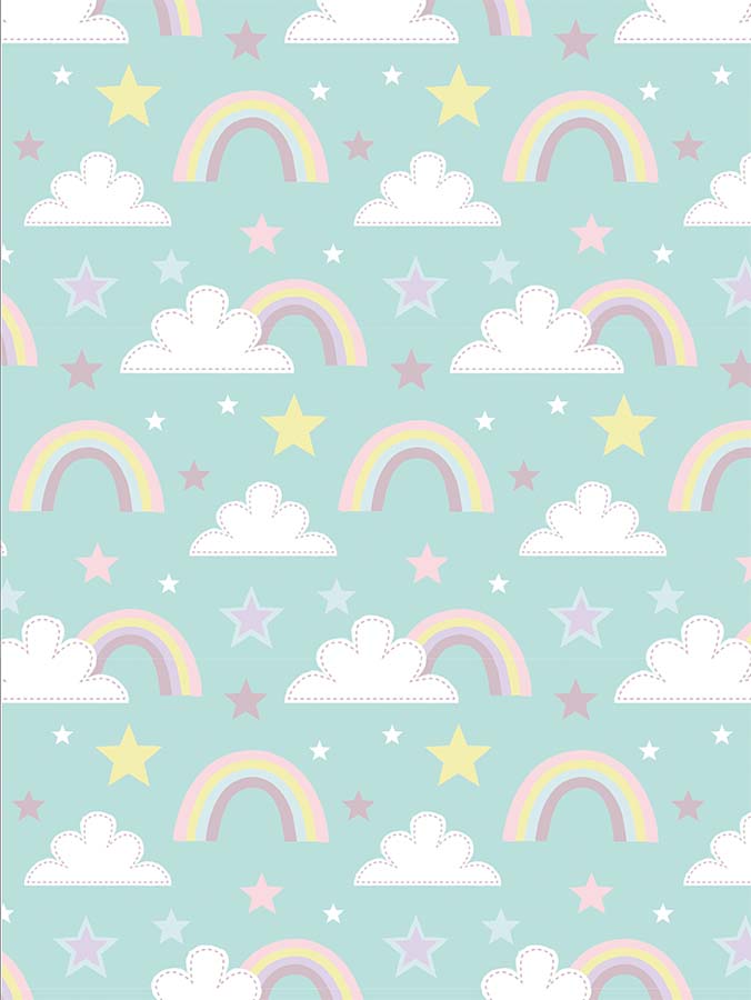 Rainbow and Stars Tissue Paper