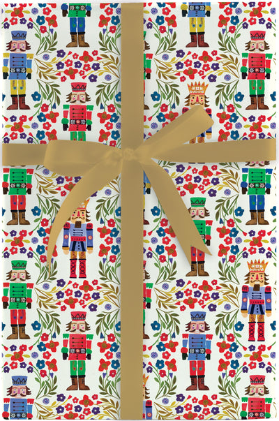 Festive Nutcracker Gift Wrap