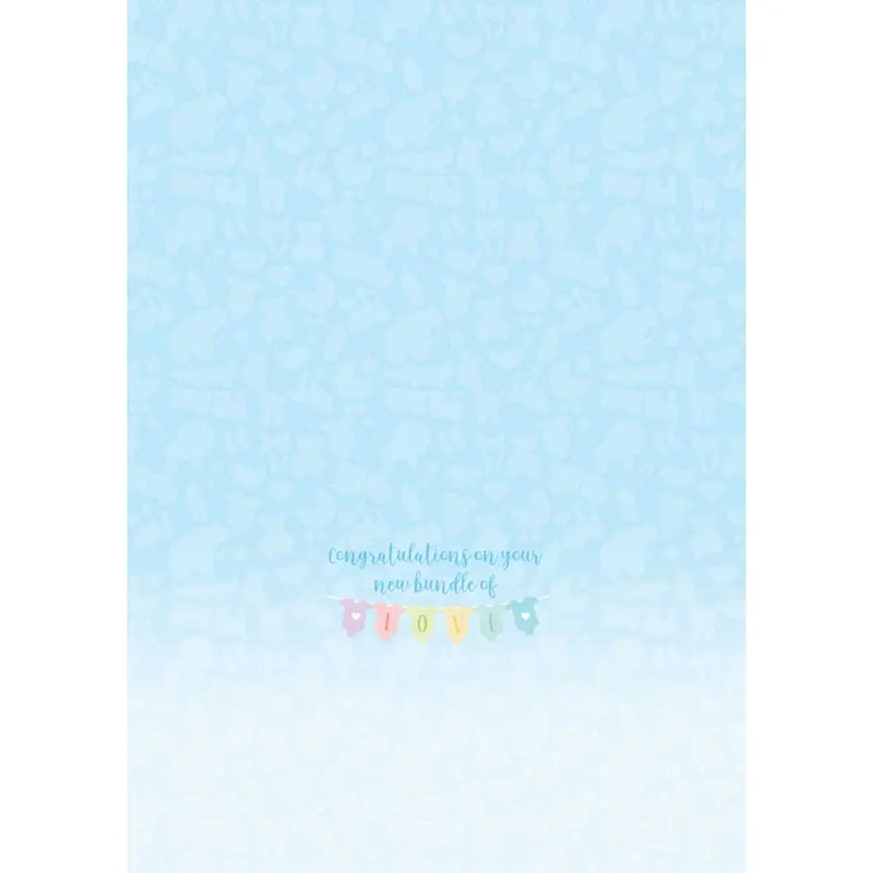 Baby Onesies - Embossed Card