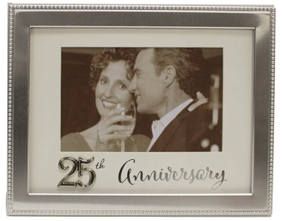 25th Silver Anniversary Picture Frame - Lemon And Lavender Toronto