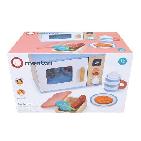 Wooden Toy Microwave - Montessori