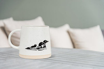 Wide Base Mug with Loons🦆