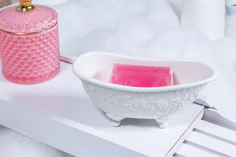 Embossed Bathtub Soap Dish