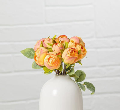 Peony Bud Bouquet-Yellowish Orange