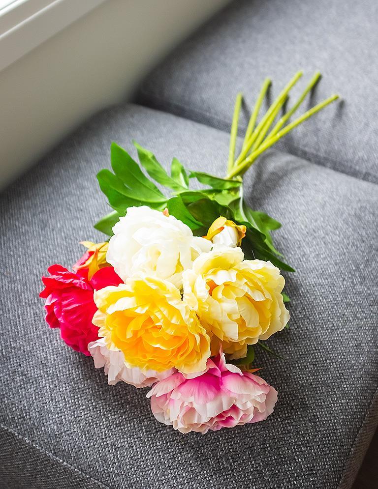 Double Bloom Peony Stem