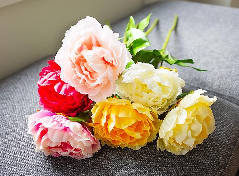 Double Bloom Peony Stem