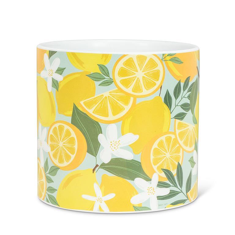Large Lemons & Blossoms Planter