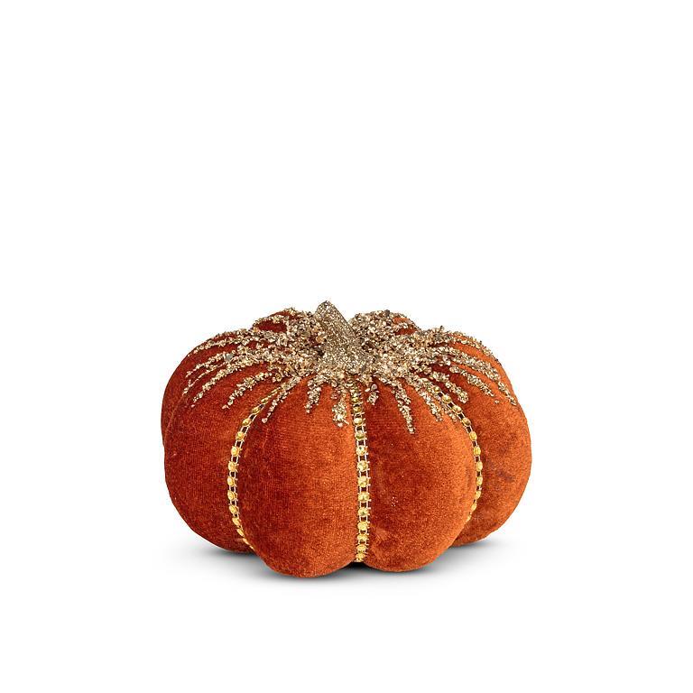 Small Pumpkin with Glitter