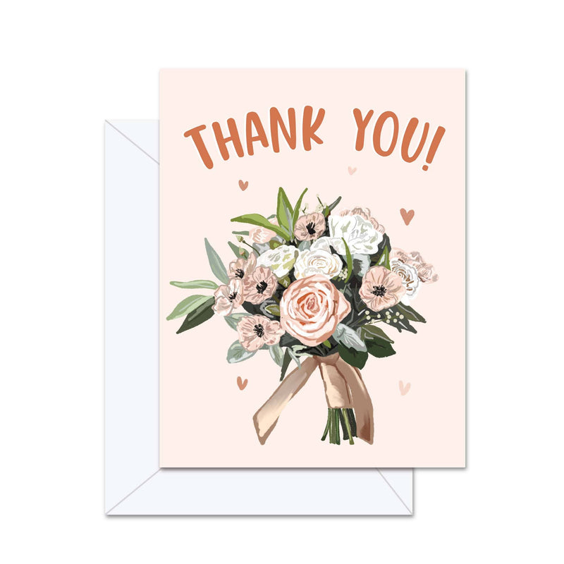 Thank You (Floral Bouquet) - Greeting Card