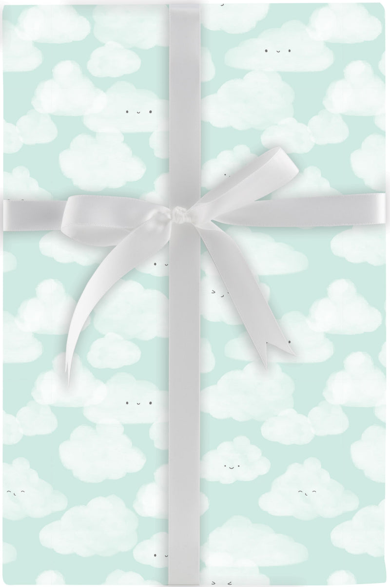 Counting Sheep-Clouds Roll Wrap - 5ft