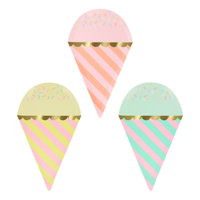Ice Cream With Sprinkles Plates | Meri Meri