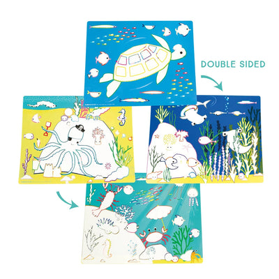 Ocean Magic Water Placemats-Floss & Rock