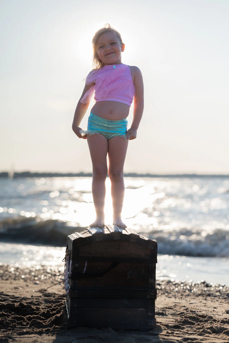 Pink Mermaid Swimsuit for Kids