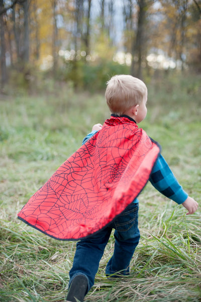 Colour-A-Cape Reversible Spider Super Hero