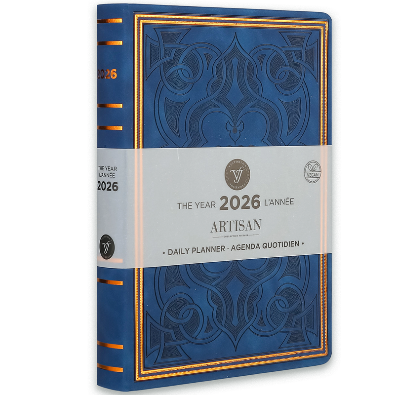 2026 Blue Artisan Daily Planner