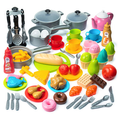 83PCS Pretend Play Kitchen Toys - Made in Ukraine