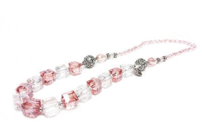 3 in 1 Pink & Clear Necklace - Lemon And Lavender Toronto