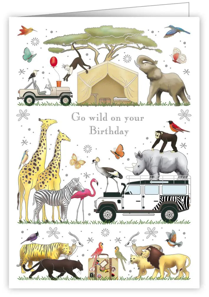 Go Wild Birthday Card
