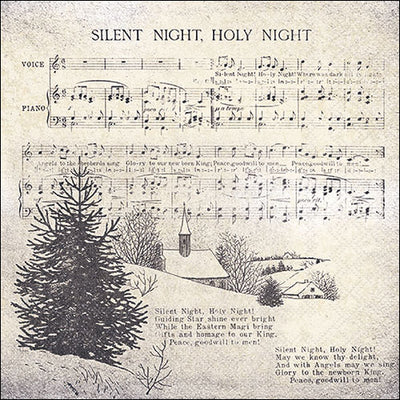 Silent Night-Luncheon Size Napkins