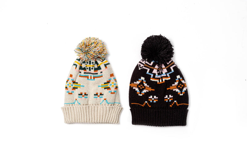 Aztek Print Winter Beanie - Sold Individually