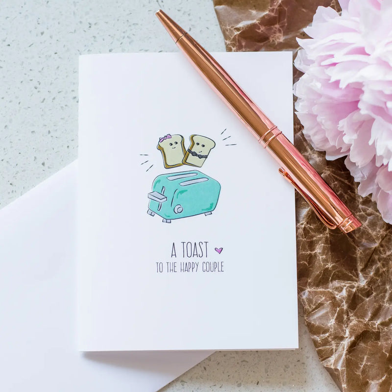 A Toast To the Happy Couple Card