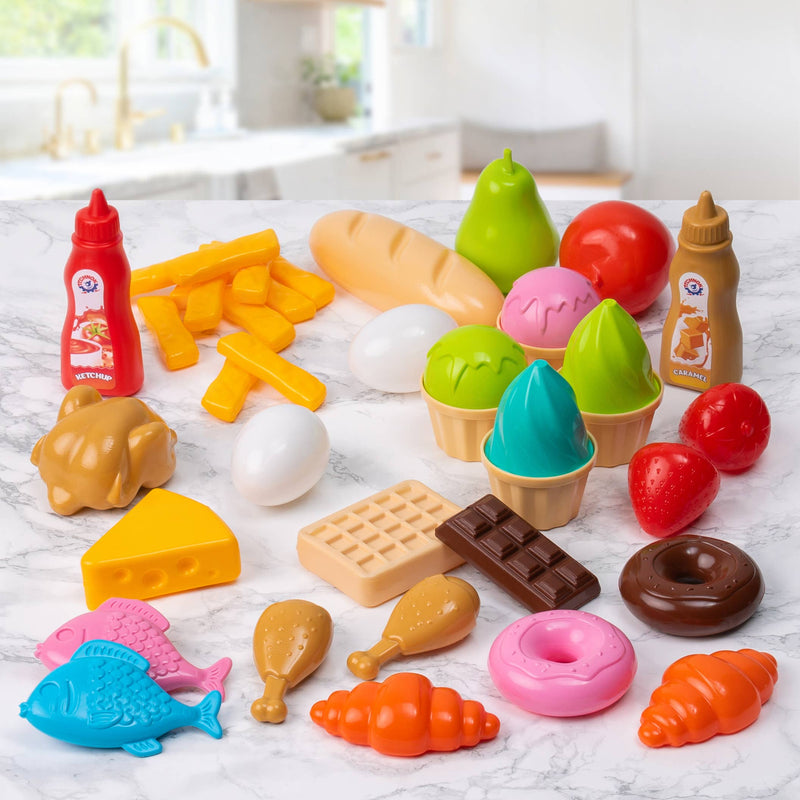 83PCS Pretend Play Kitchen Toys - Made in Ukraine