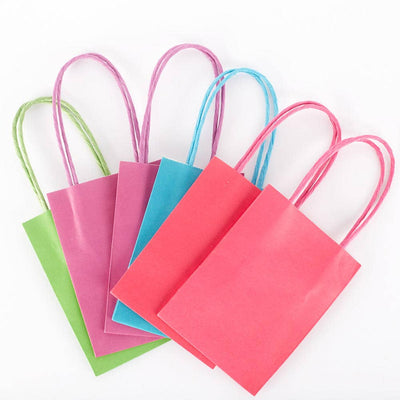 Bright Colour Micro Gift Bags (6 per pack)