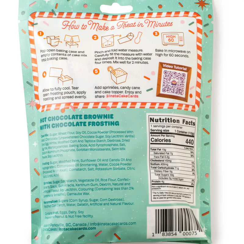 Chocolate Brownie Cake Kit  with Chocolate Frosting