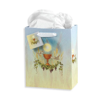 Chalice and Grapes Medium Gift Bag with Tissue