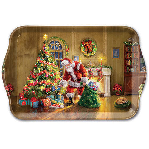 Tray- Gifts Under Christmas Tree
