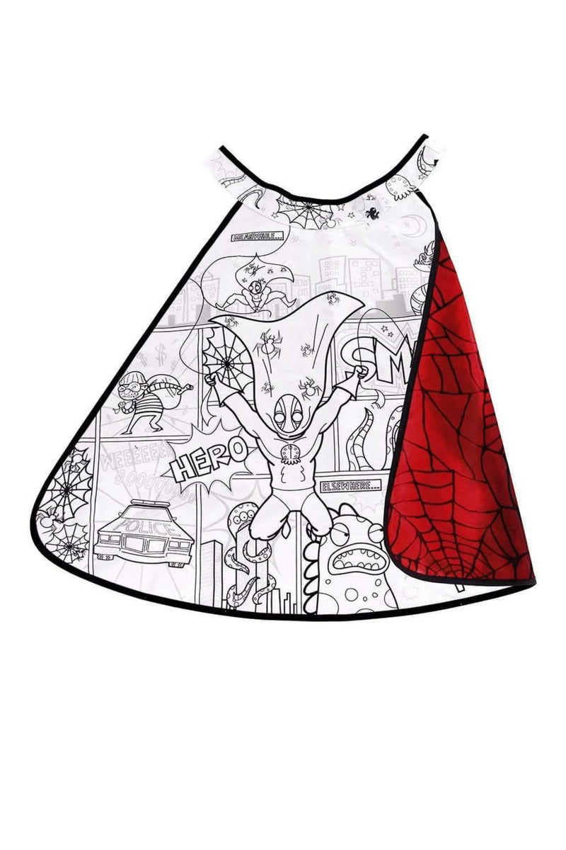 Colour-A-Cape Reversible Spider Super Hero