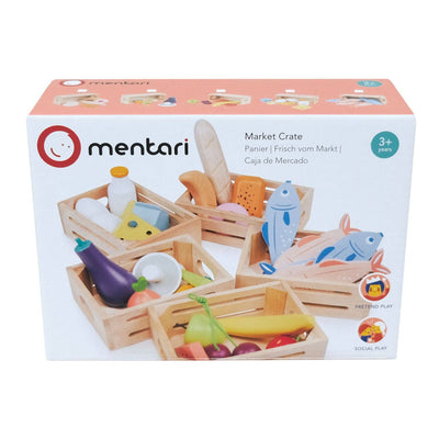 Wooden Dairy Crate Toy - Montessori