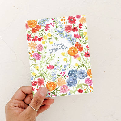 Happy Engagement Floral Card | Newly Engaged