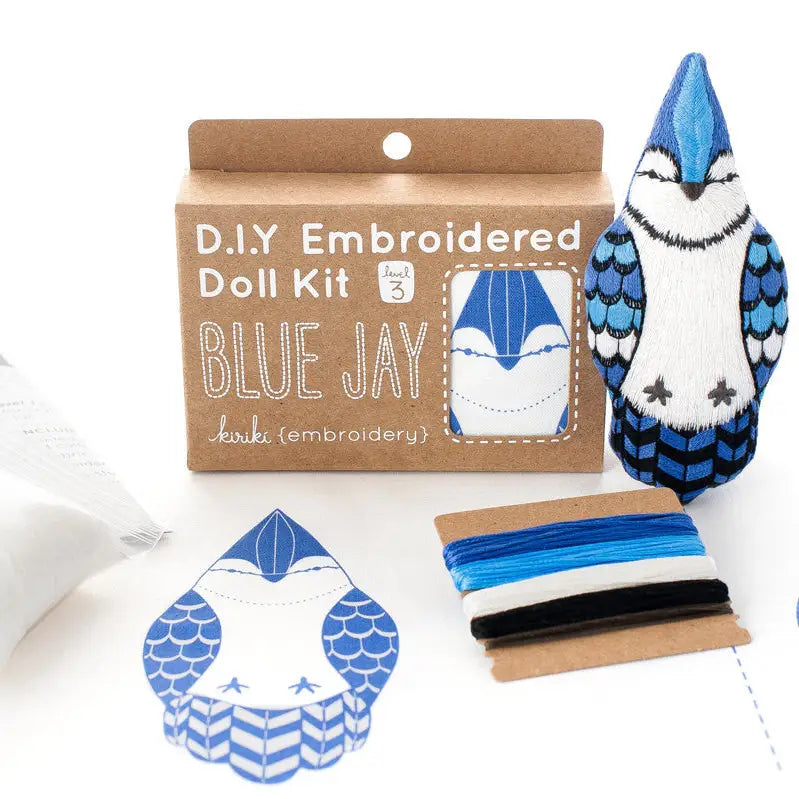 Blue Jay - Embroidery Kit